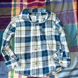 Blue long sleeve button down